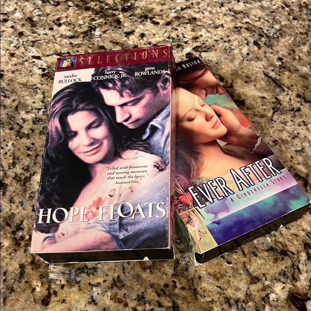 Double Feature!! Hope Floats and Ever After VHS Tapes
